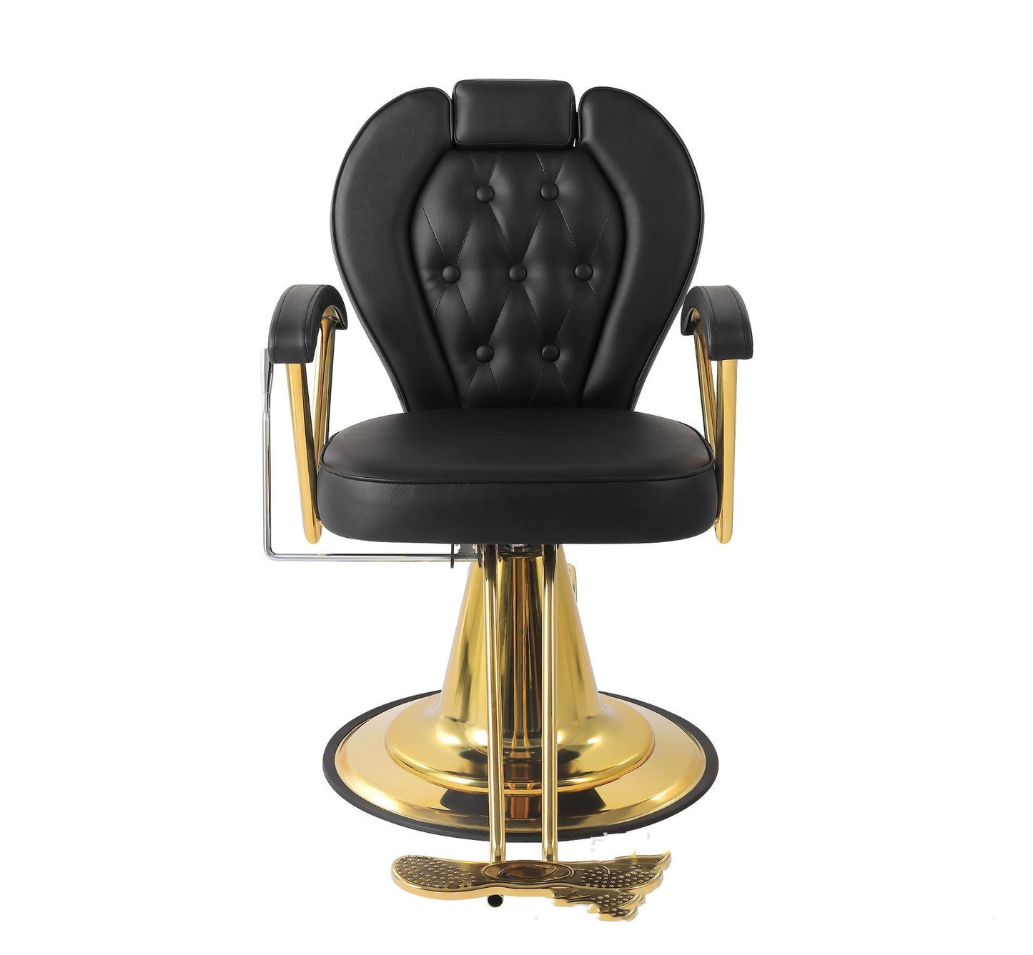 Comfortable Golden Massage Hair Salon Chair
