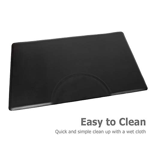 Mefeir 3' x 5' - 7/8'' Thick Salon Anti Fatigue Mat for Hair Stylist, Rectangle Comfort Barber Shop Beauty Floor Mats Under Styling Chair
