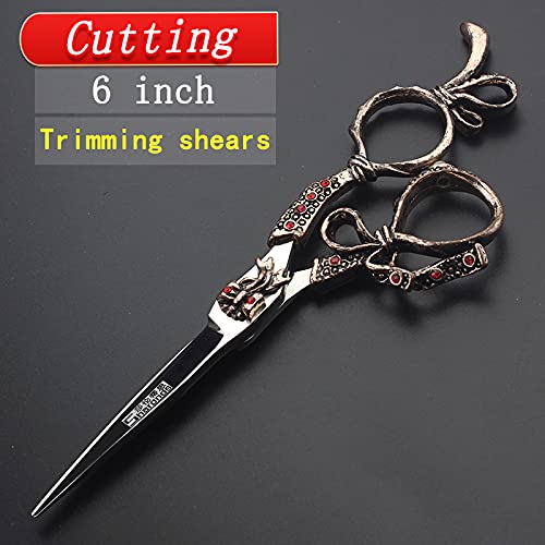 6 inch Professional Hairdressing Scissors Set, Hairdresser Special Scissors Set, Sharp Multifunctional Scissors Set, Stainless Steel Hairdressing Scissors