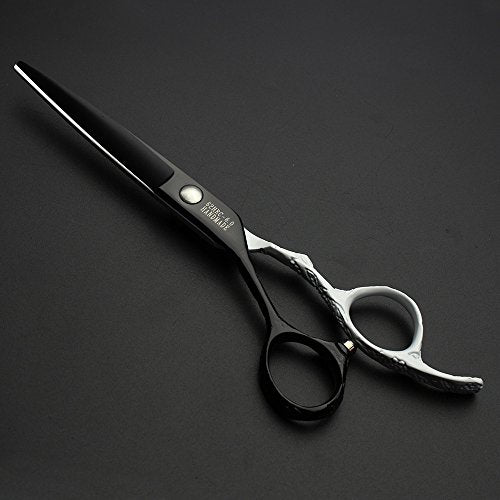 6 Inch Professional Left Handed Hairdressing Scissors Set 440C Hairdressing Scissors (3PCS-B)