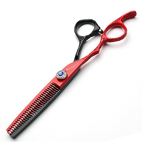 6 Inch Professional Left Handed Hairdressing Scissors Set 440C Hairdressing Scissors (3PCS-B)
