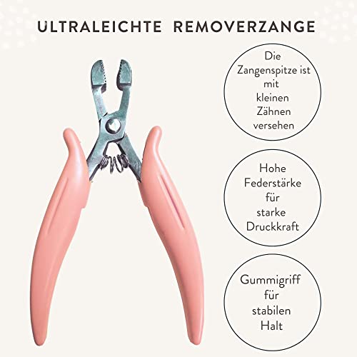 hair2heart Remover Pliers | Bonding Hair Extensions Remover Tool - Efficiently Removes Keratin and Micro Rings, Ensuring Safe and Easy Extension Removal