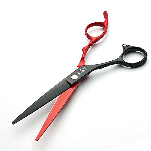 6 Inch Professional Left Handed Hairdressing Scissors Set 440C Hairdressing Scissors (3PCS-B)