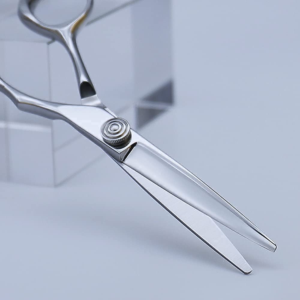 AOLANDUO Hair Cutting Scissor-Extremely Sharp-Offset Design Using Japanese JP440C Stainless Steel Hair Scissor for Barbers & Salon Stylists- Smooth Motion Fine Craftsmanship Barber Scissor (Classic)