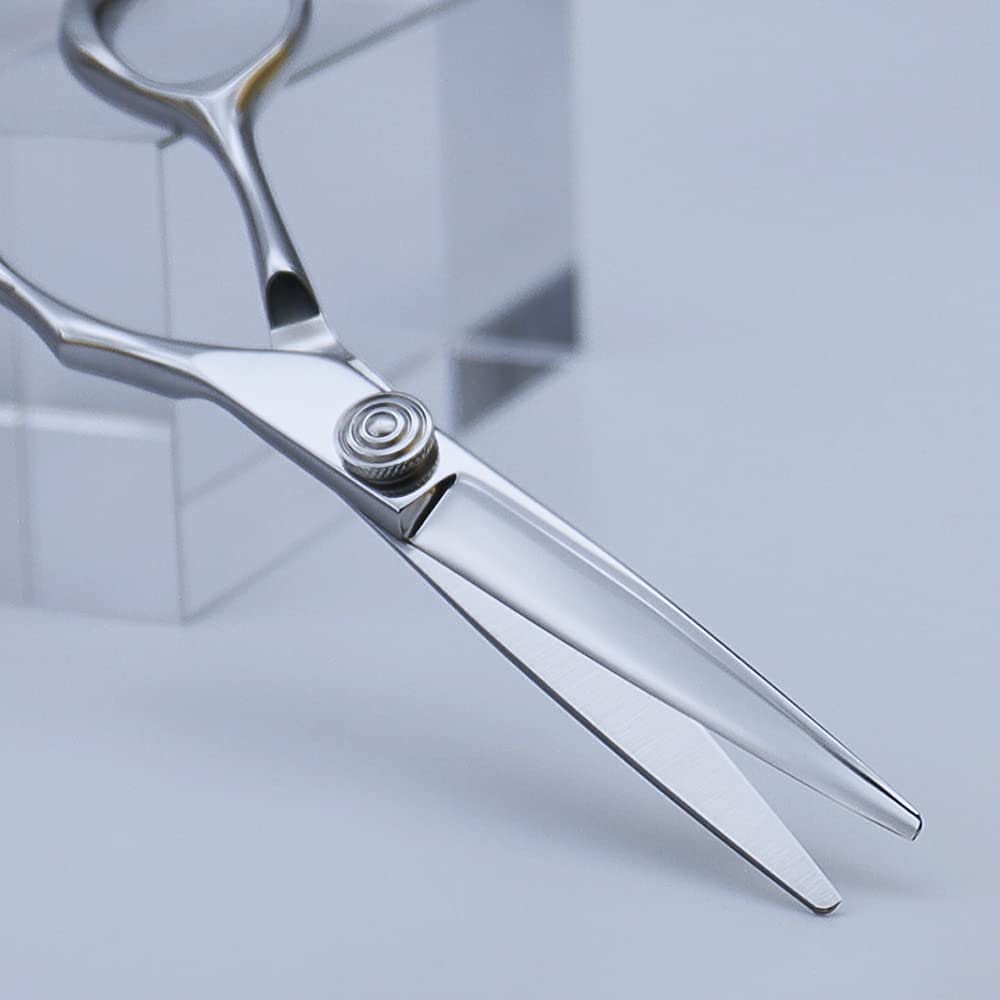 AOLANDUO Hair Cutting Scissor-Extremely Sharp-Offset Design Using Japanese JP440C Stainless Steel Hair Scissor for Barbers & Salon Stylists- Smooth Motion Fine Craftsmanship Barber Scissor (Classic)