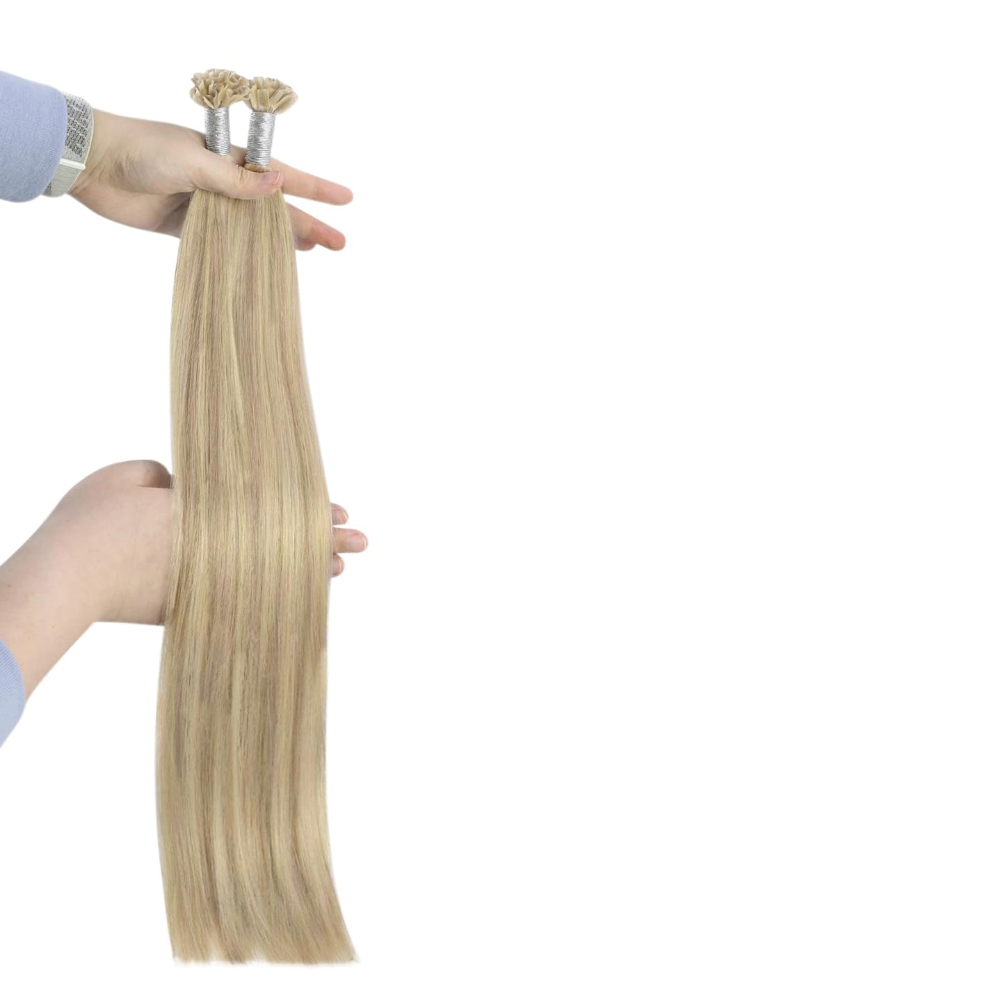 REMY premium Micro Link Hair Extensions Highlight Micro Loop Hair Extensions Real Human Hair Light Brown Highlights Blonde Micro Extensions Real Human Hair Add Hair Volume 18 Inch 50s/50g