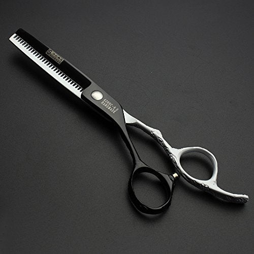 6 Inch Professional Left Handed Hairdressing Scissors Set 440C Hairdressing Scissors (3PCS-B)