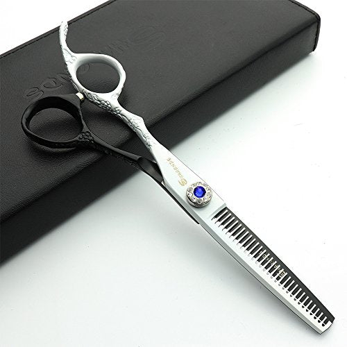 6 Inch Professional Left Handed Hairdressing Scissors Set 440C Hairdressing Scissors (3PCS-B)