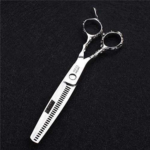 6 Inch Professional Left Handed Hairdressing Scissors Set 440C Hairdressing Scissors (3PCS-B)