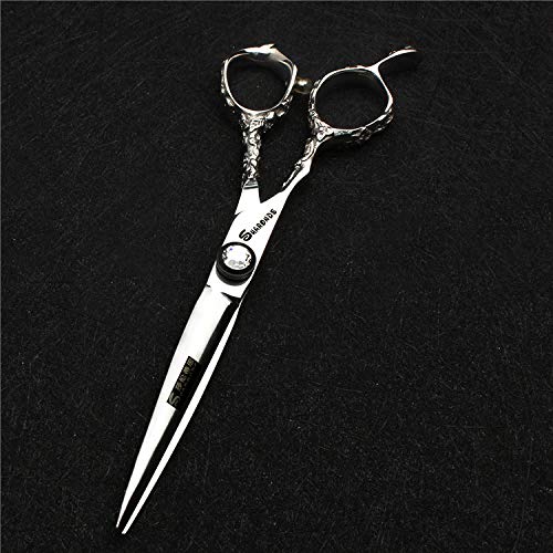 6 Inch Professional Left Handed Hairdressing Scissors Set 440C Hairdressing Scissors (3PCS-B)