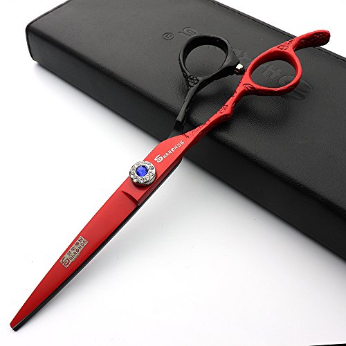 6 Inch Professional Left Handed Hairdressing Scissors Set 440C Hairdressing Scissors (3PCS-B)