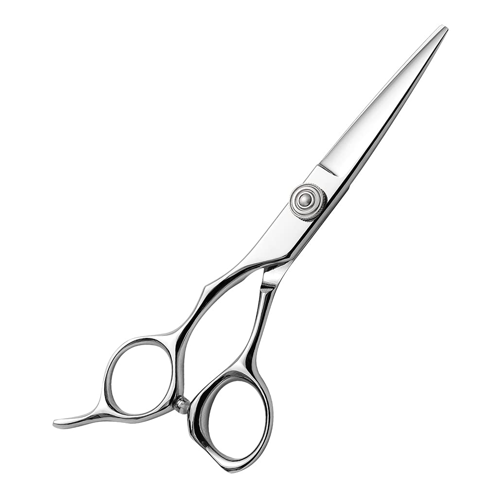 AOLANDUO Hair Cutting Scissor-Extremely Sharp-Offset Design Using Japanese JP440C Stainless Steel Hair Scissor for Barbers & Salon Stylists- Smooth Motion Fine Craftsmanship Barber Scissor (Classic)