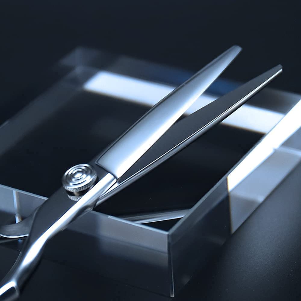 AOLANDUO Hair Cutting Scissor-Extremely Sharp-Offset Design Using Japanese JP440C Stainless Steel Hair Scissor for Barbers & Salon Stylists- Smooth Motion Fine Craftsmanship Barber Scissor (Classic)