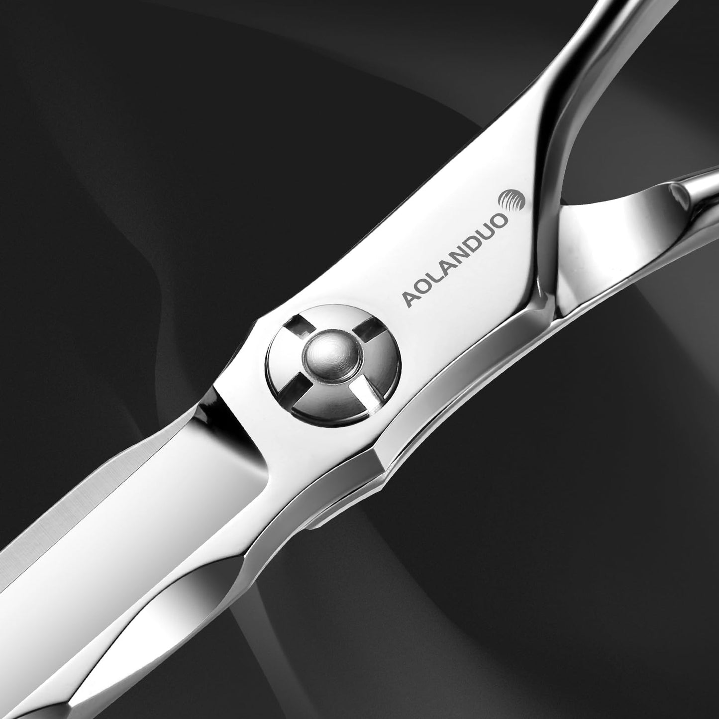AOLANDUO Hair Cutting Scissor-Extremely Sharp-Offset Design Using Japanese JP440C Stainless Steel Hair Scissor for Barbers & Salon Stylists- Smooth Motion Fine Craftsmanship Barber Scissor (Classic)