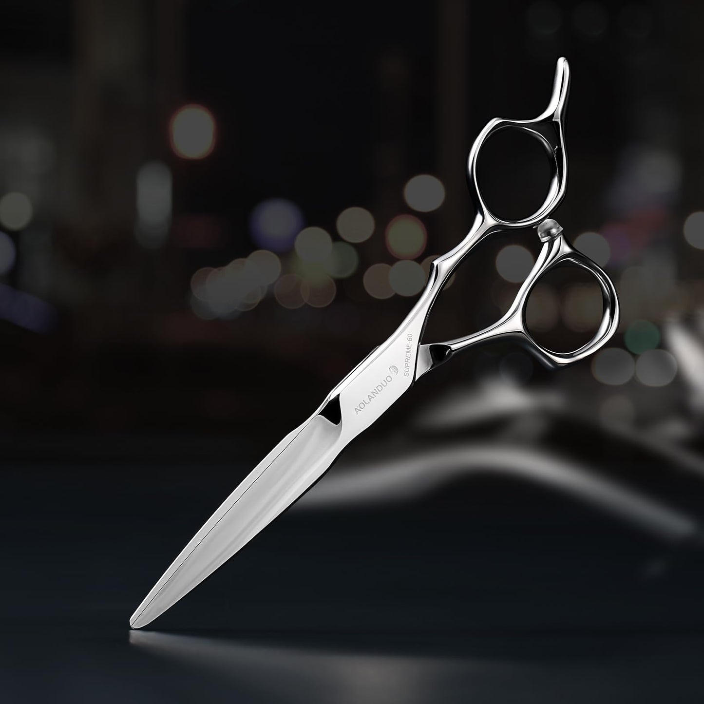 AOLANDUO Hair Cutting Scissor-Extremely Sharp-Offset Design Using Japanese JP440C Stainless Steel Hair Scissor for Barbers & Salon Stylists- Smooth Motion Fine Craftsmanship Barber Scissor (Classic)