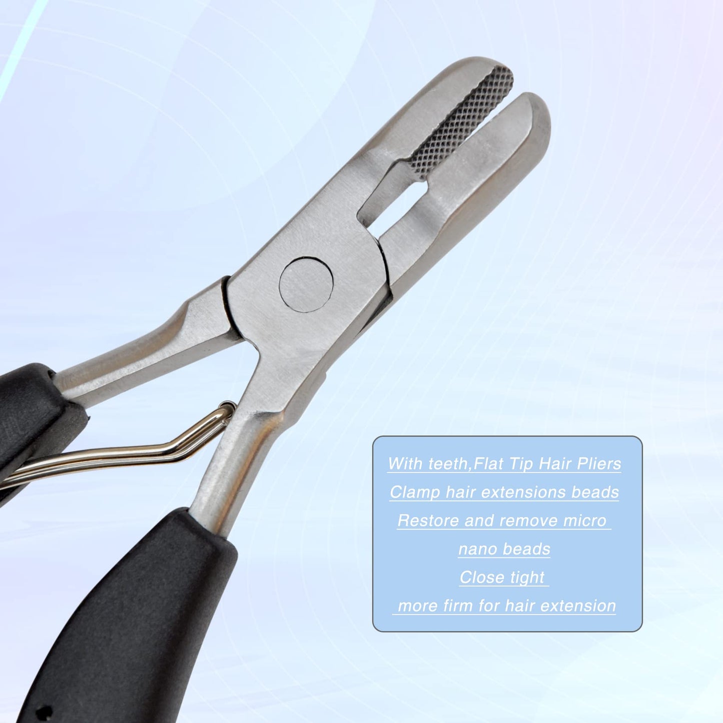 Fusion Hair Extension Crusher Hair Extension Remove Tool for Keratin Hair Extensions Microlink Beads Tool