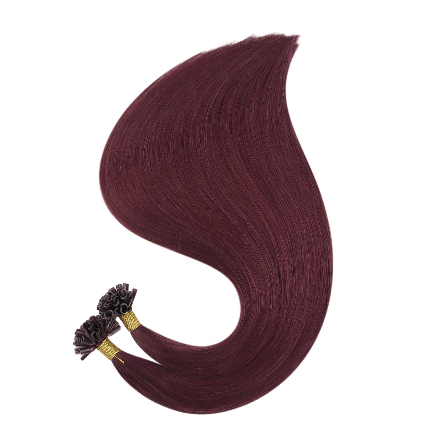 Full Shine Cold Fusion Prebonded Human Hair Extensions with Microbeads Color 18 Ash Blonde Highlighted 613 Blonde Micro Link Straight Hair 22 Inch Natural Hair Extensions for Women 50 Strands