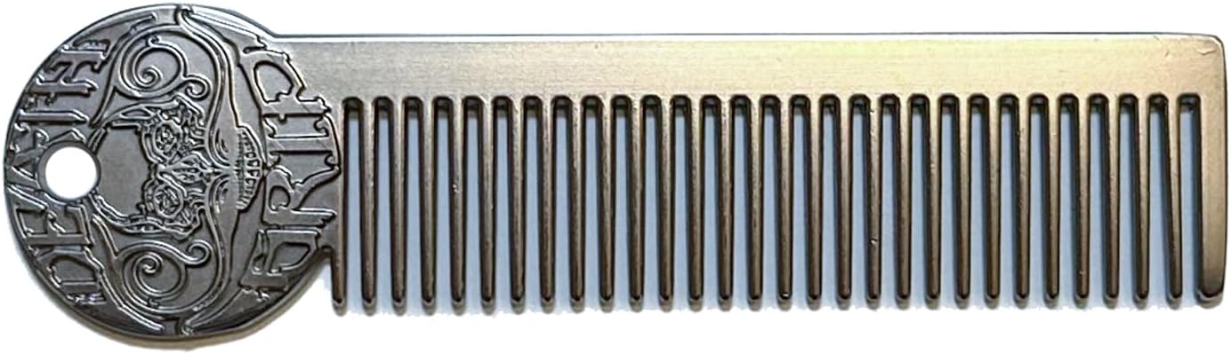 Death Grip Platinum Edition Mustache Comb for Men