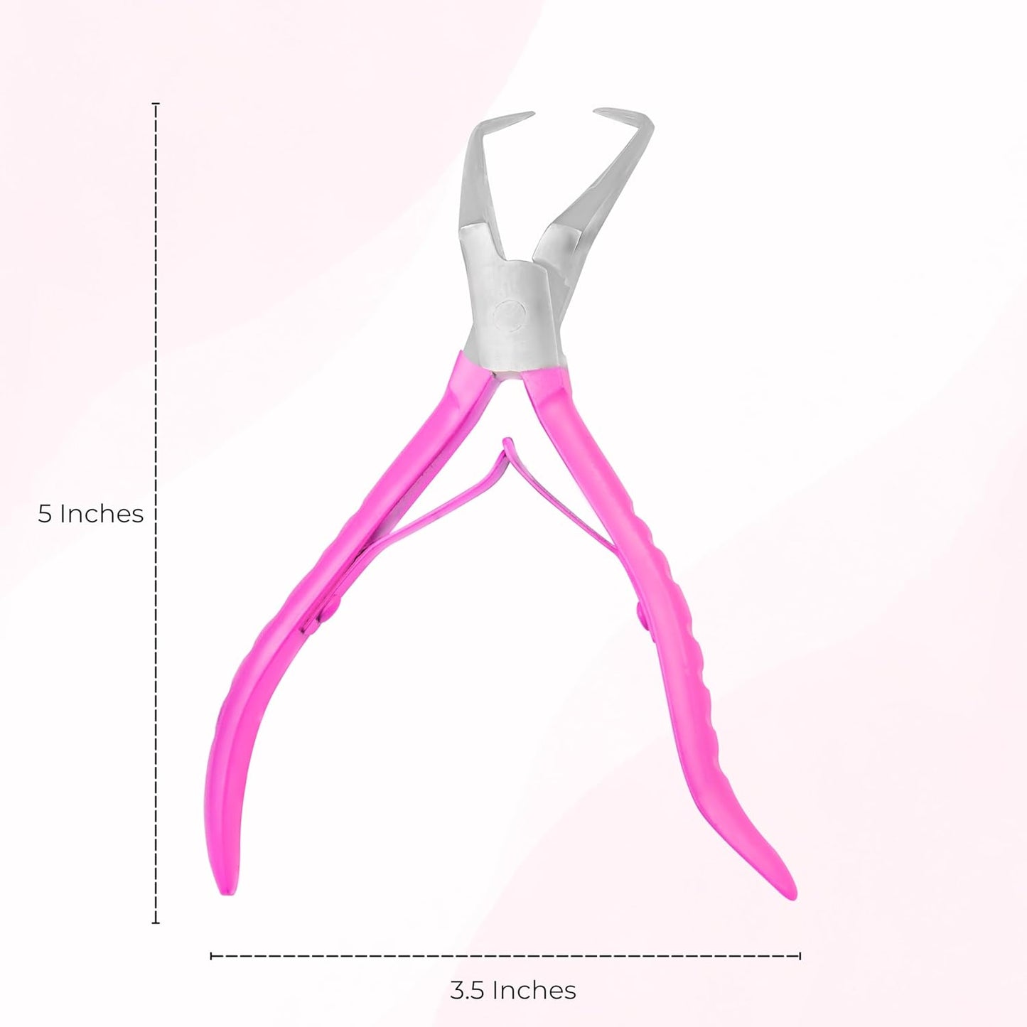 SIVOTE Hair Extension Beads Remover Pliers Pink - Stainless Steel Microlink Bead Removal Tool for Effortless Hair Extensions Removal