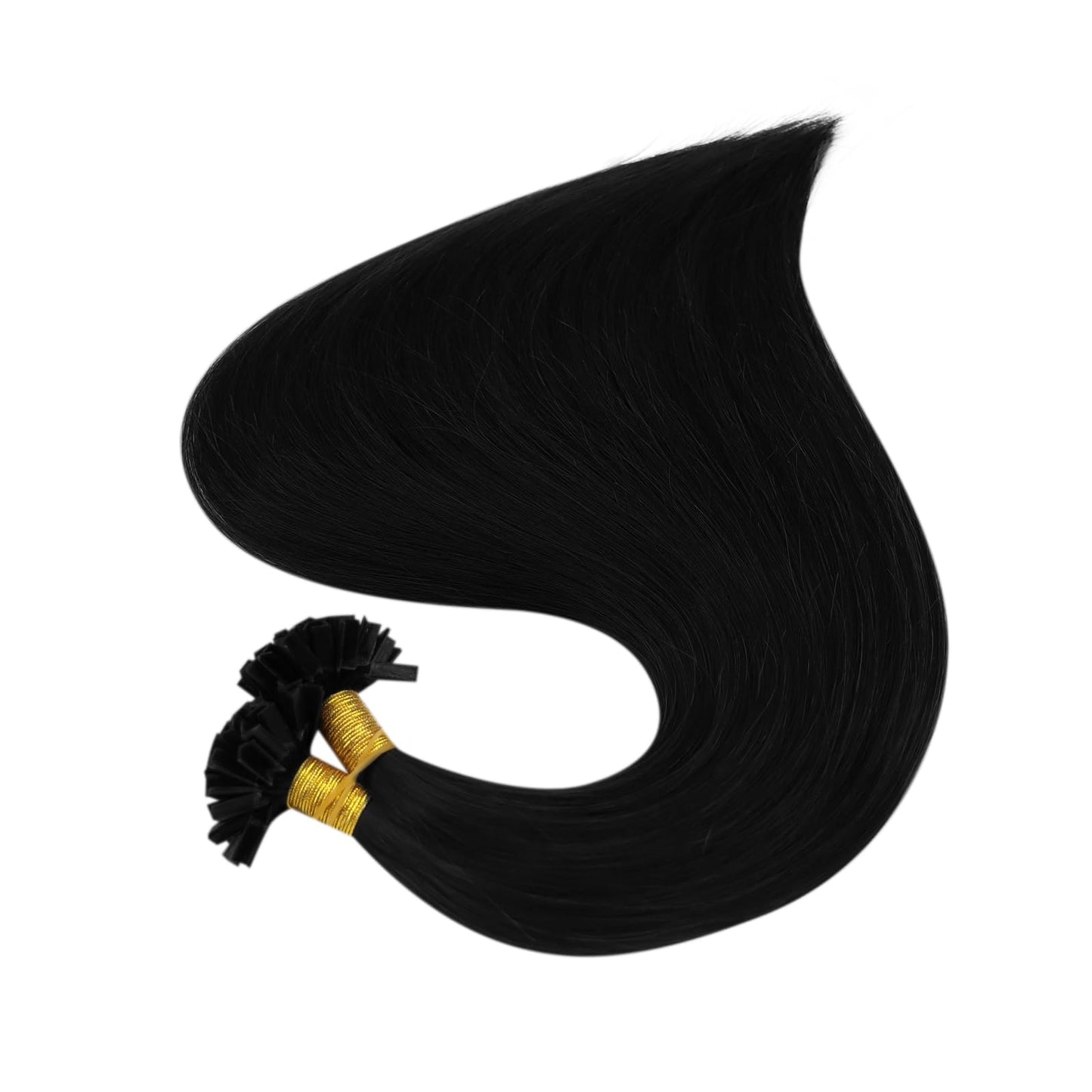 Full Shine Cold Fusion Prebonded Human Hair Extensions with Microbeads Color 18 Ash Blonde Highlighted 613 Blonde Micro Link Straight Hair 22 Inch Natural Hair Extensions for Women 50 Strands