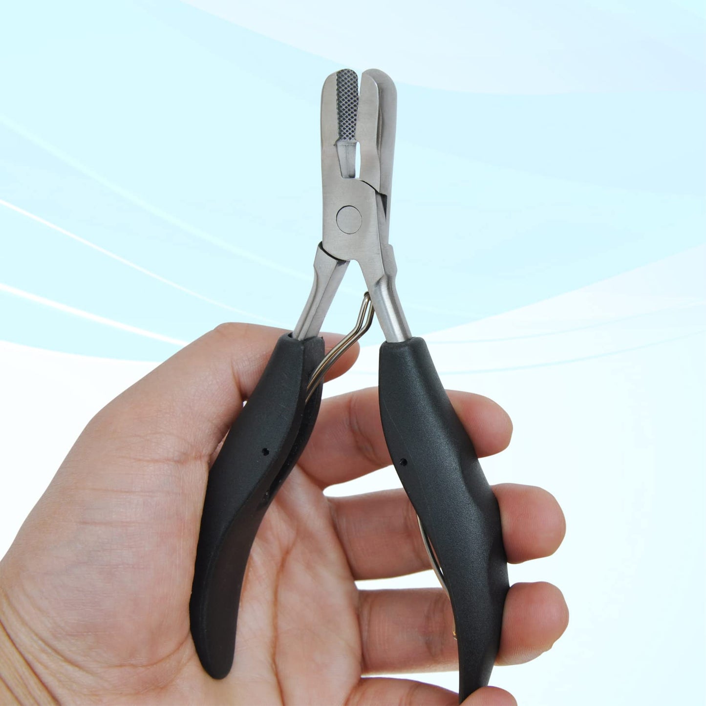 Fusion Hair Extension Crusher Hair Extension Remove Tool for Keratin Hair Extensions Microlink Beads Tool
