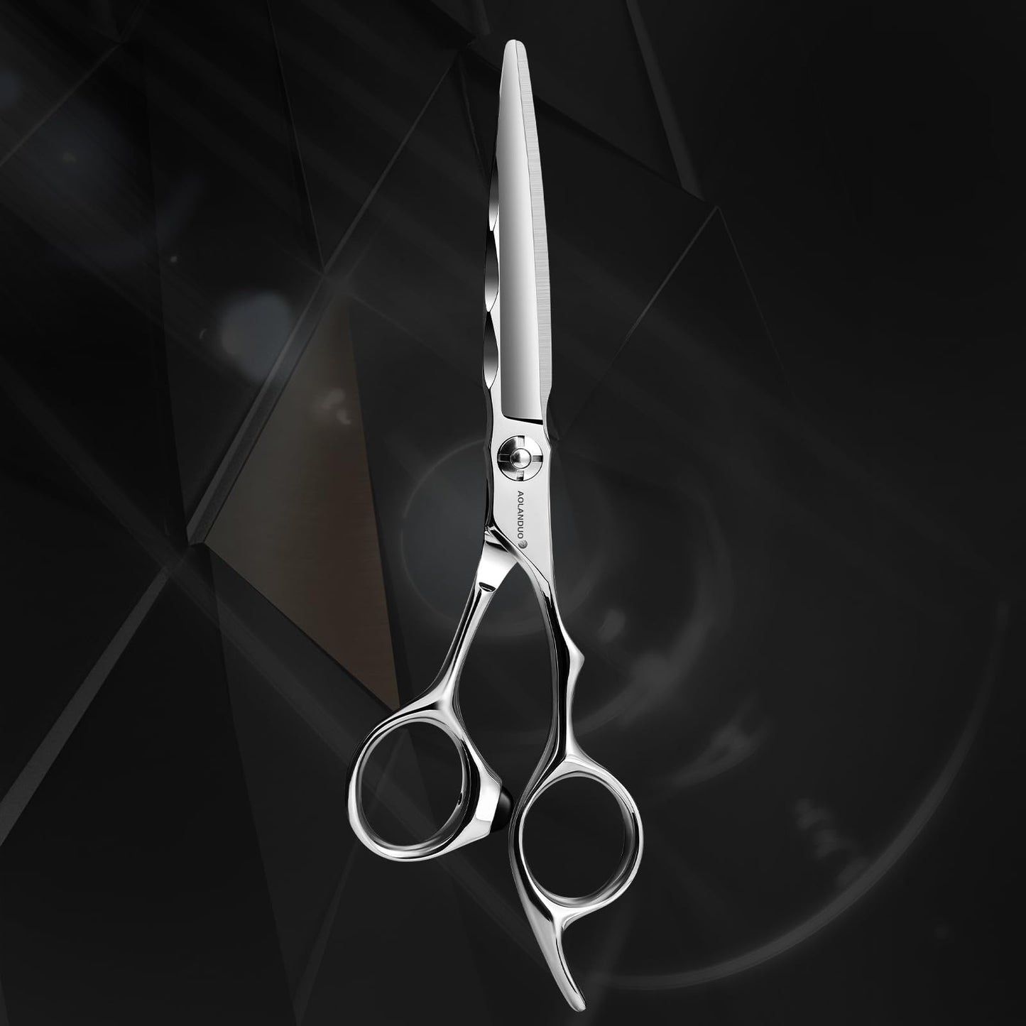 AOLANDUO Hair Cutting Scissor-Extremely Sharp-Offset Design Using Japanese JP440C Stainless Steel Hair Scissor for Barbers & Salon Stylists- Smooth Motion Fine Craftsmanship Barber Scissor (Classic)