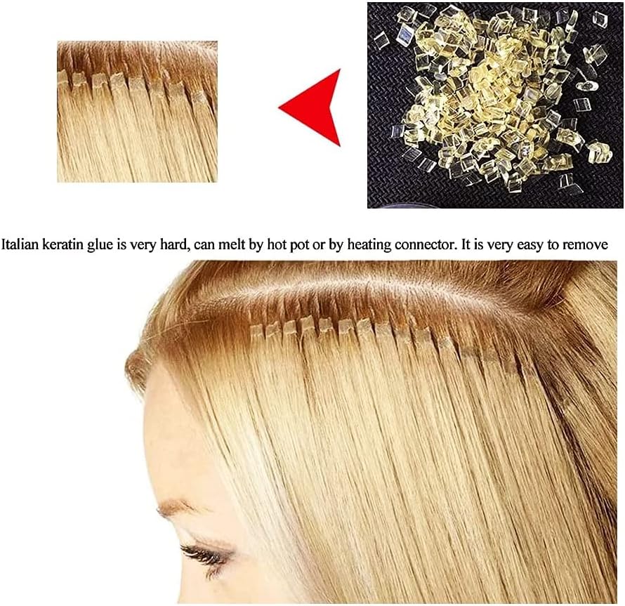 Professional Hair Extensions PINK Iron Connector Wand Temperature Adjustable plus Bond Remover Full Complete Kit Tools For Pre-bonded Red Alligator Clips