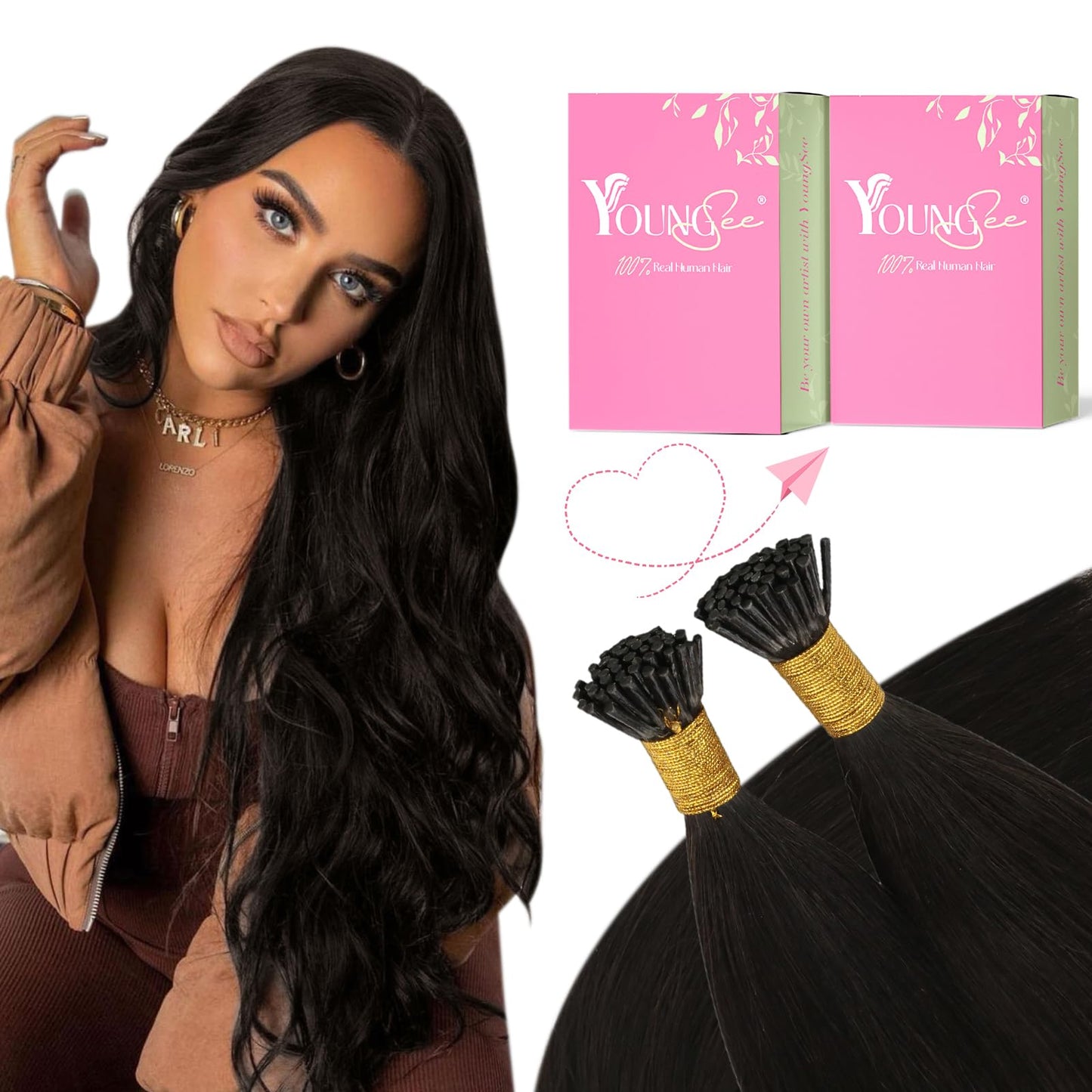REMY premium Micro Link Hair Extensions Highlight Micro Loop Hair Extensions Real Human Hair Light Brown Highlights Blonde Micro Extensions Real Human Hair Add Hair Volume 18 Inch 50s/50g