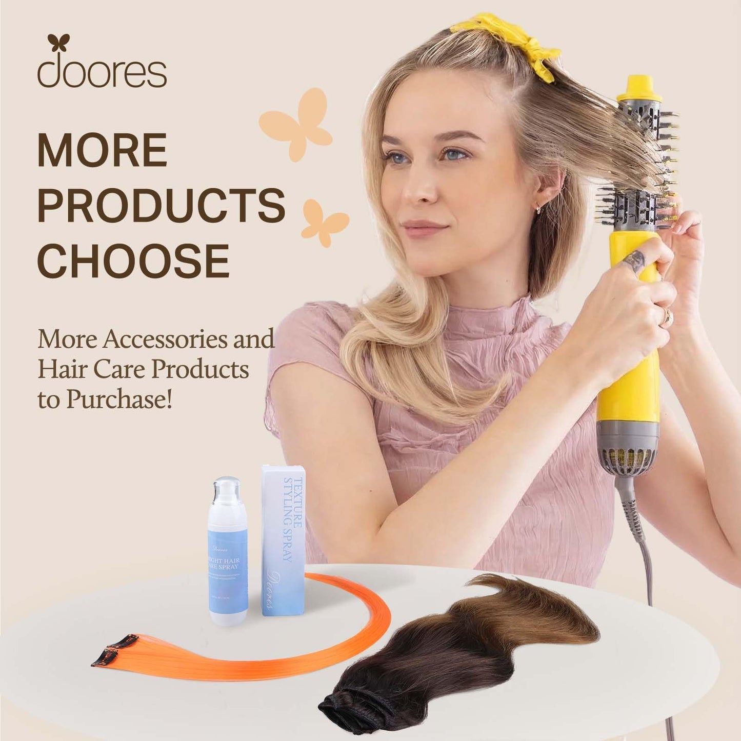 DOORES Seamless Clip in Hair Extensions Real Human Hair, Jet Black 150g 7pcs 20 Inch, Hair Extensions Clip in Human Hair Extensions Clip ins with Thin Weft Thick Straight Hair