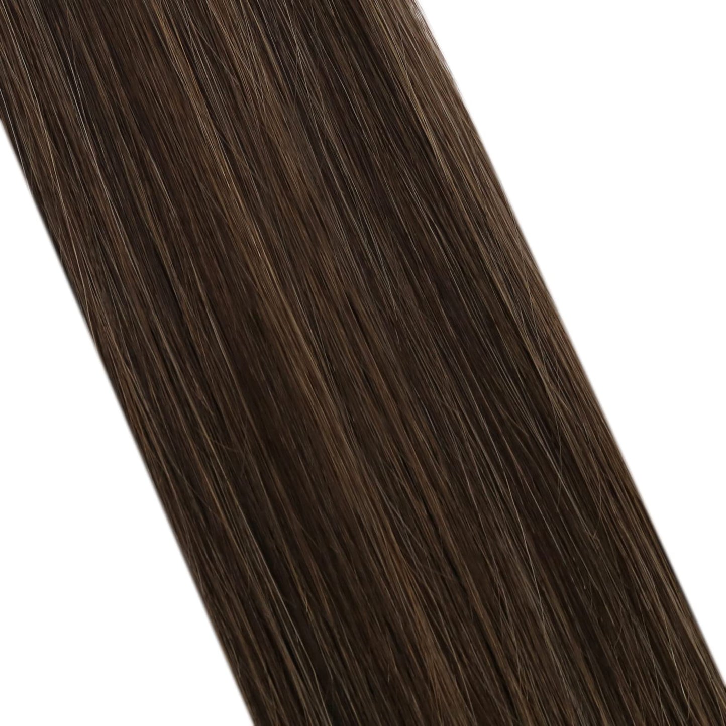 Full Shine Cold Fusion Prebonded Human Hair Extensions with Microbeads Color 18 Ash Blonde Highlighted 613 Blonde Micro Link Straight Hair 22 Inch Natural Hair Extensions for Women 50 Strands