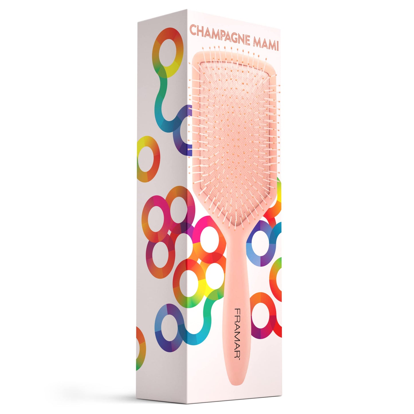 FRAMAR Detangling Hair Brush, Paddle Brush – Elegant Hair Brush For Women, Detangler Brush, Brosse A Cheveux, Curly Hair Brush, Hair Detangler for Women, Men and Children - Cow Print