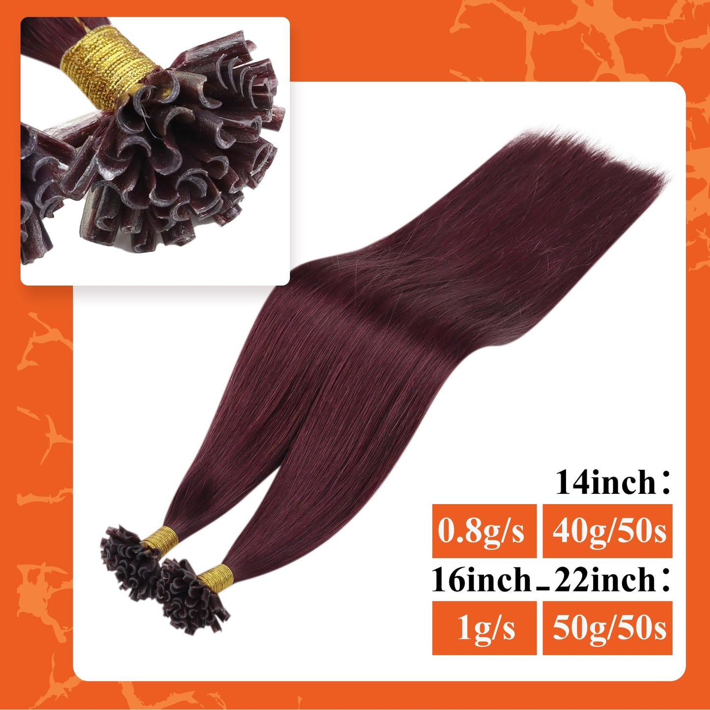 Full Shine Cold Fusion Prebonded Human Hair Extensions with Microbeads Color 18 Ash Blonde Highlighted 613 Blonde Micro Link Straight Hair 22 Inch Natural Hair Extensions for Women 50 Strands