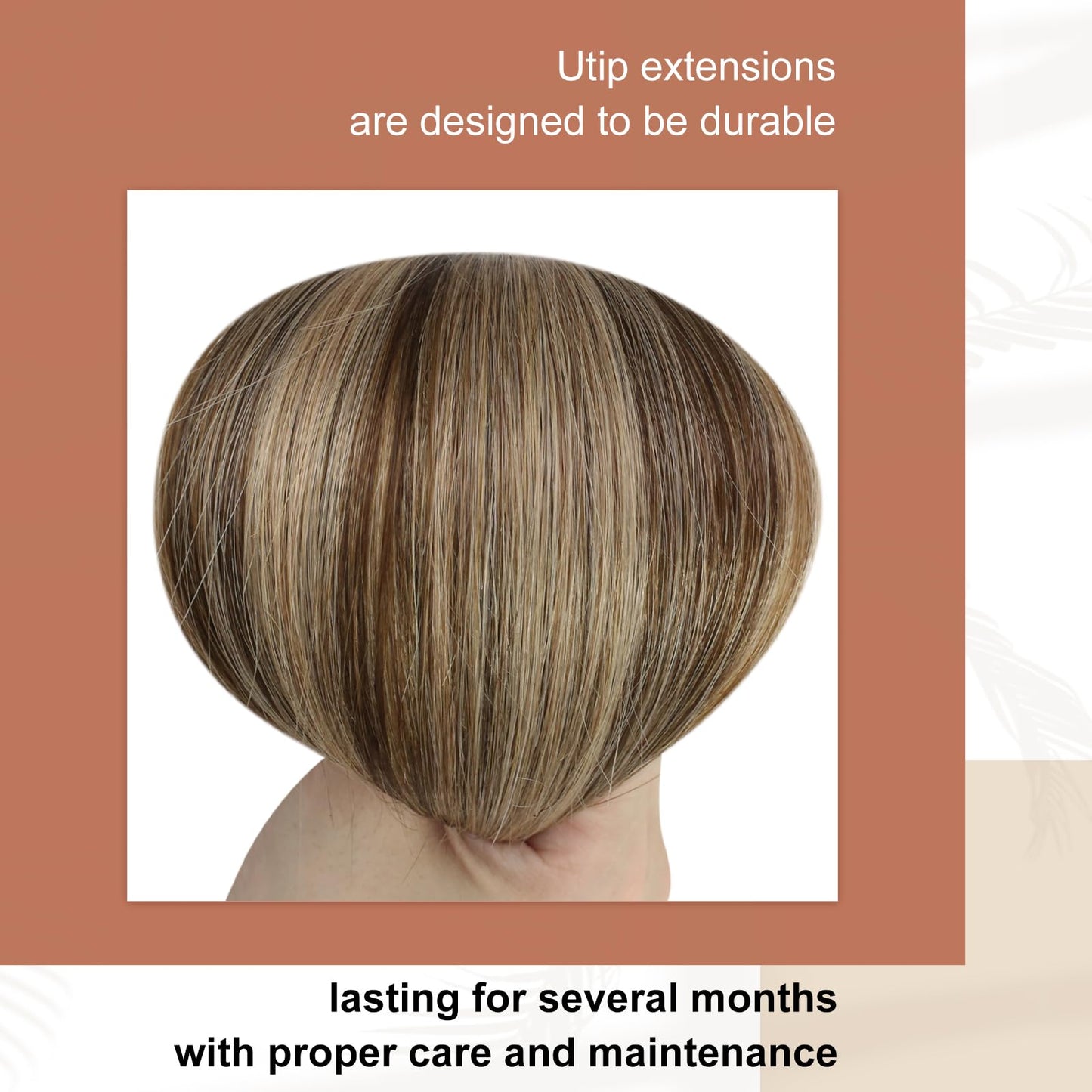 Full Shine Cold Fusion Prebonded Human Hair Extensions with Microbeads Color 18 Ash Blonde Highlighted 613 Blonde Micro Link Straight Hair 22 Inch Natural Hair Extensions for Women 50 Strands