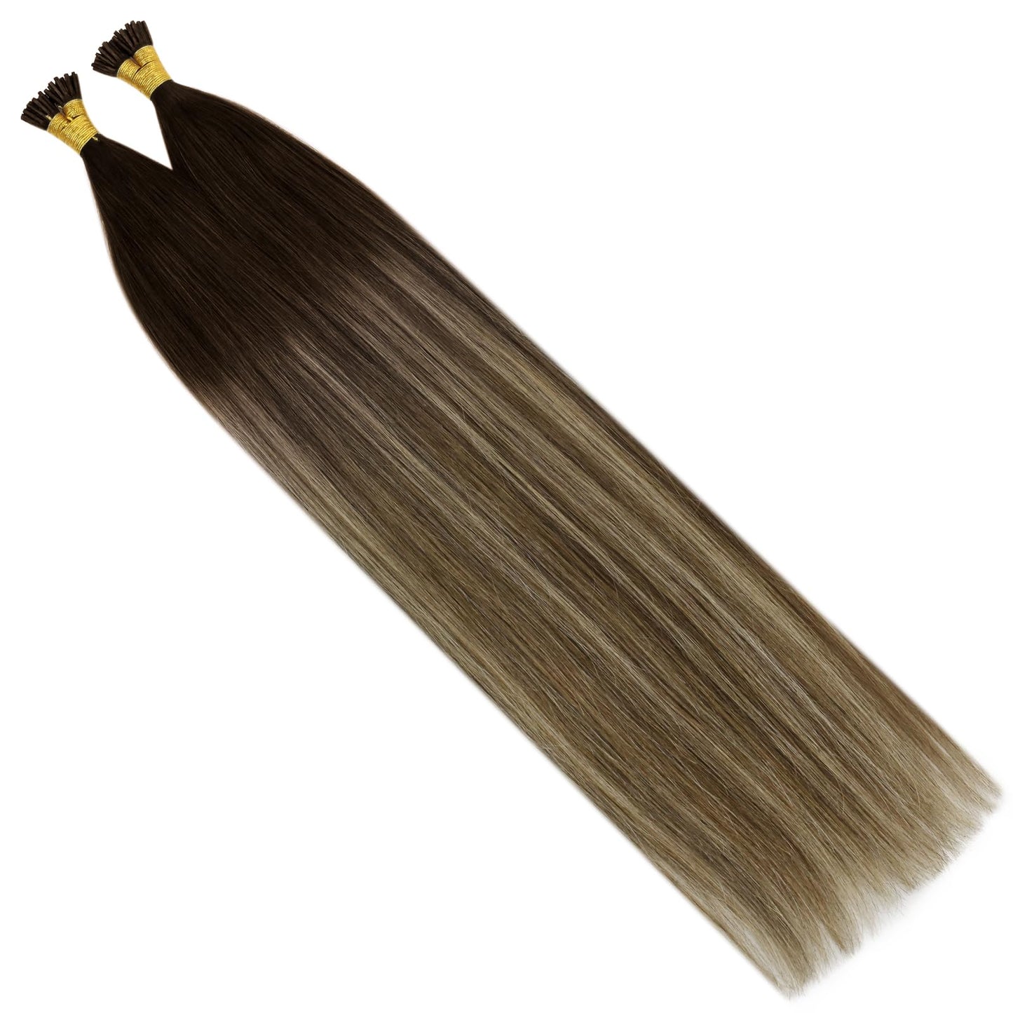 REMY premium Micro Link Hair Extensions Highlight Micro Loop Hair Extensions Real Human Hair Light Brown Highlights Blonde Micro Extensions Real Human Hair Add Hair Volume 18 Inch 50s/50g