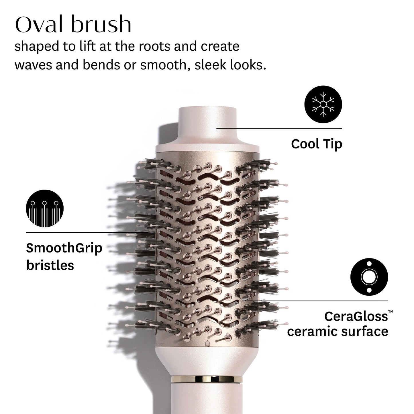 T3 Aire 360 Air Styler Blowout Kit with Ceramic Curling Attachments, Oval Brush & Drying Concentrator | Fast, Healthy Blowouts and Long-Lasting Curls| For All Hair Types
