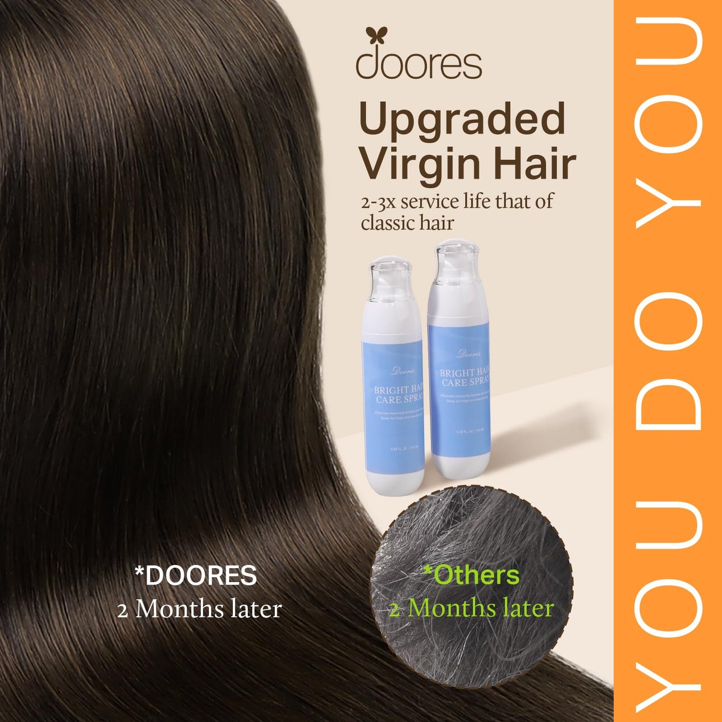 DOORES Seamless Clip in Hair Extensions Real Human Hair, Jet Black 150g 7pcs 20 Inch, Hair Extensions Clip in Human Hair Extensions Clip ins with Thin Weft Thick Straight Hair