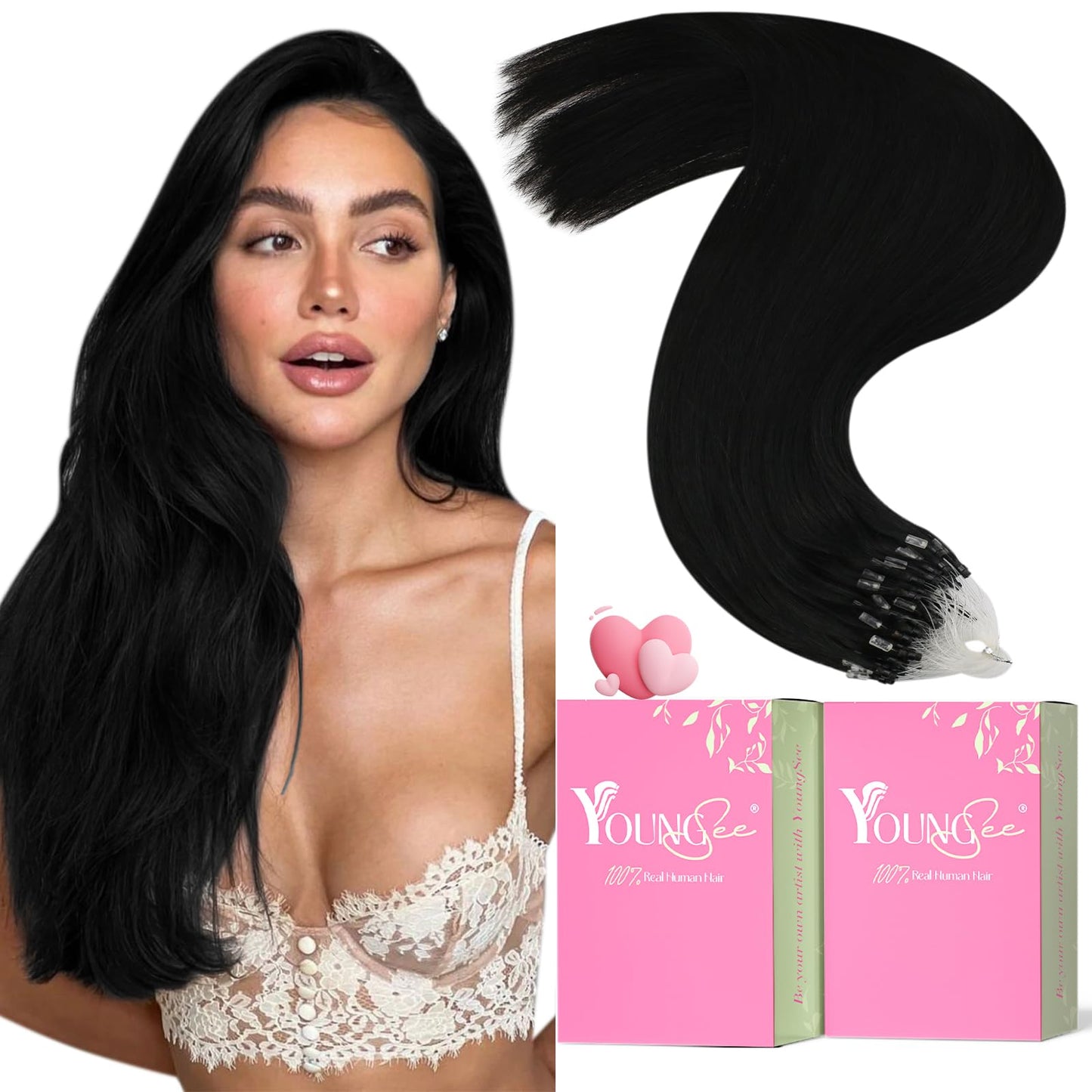 REMY premium Micro Link Hair Extensions Highlight Micro Loop Hair Extensions Real Human Hair Light Brown Highlights Blonde Micro Extensions Real Human Hair Add Hair Volume 18 Inch 50s/50g