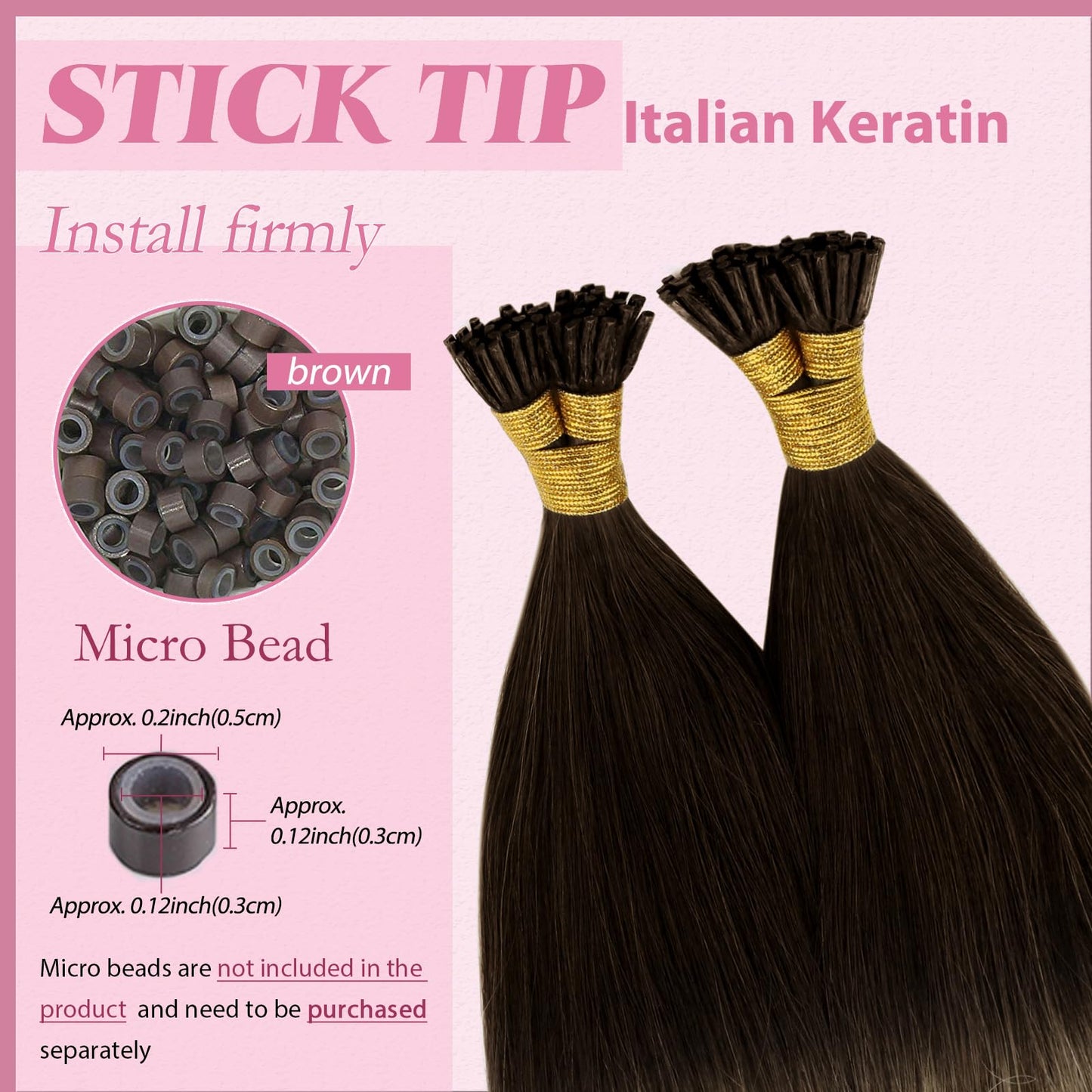 REMY premium Micro Link Hair Extensions Highlight Micro Loop Hair Extensions Real Human Hair Light Brown Highlights Blonde Micro Extensions Real Human Hair Add Hair Volume 18 Inch 50s/50g