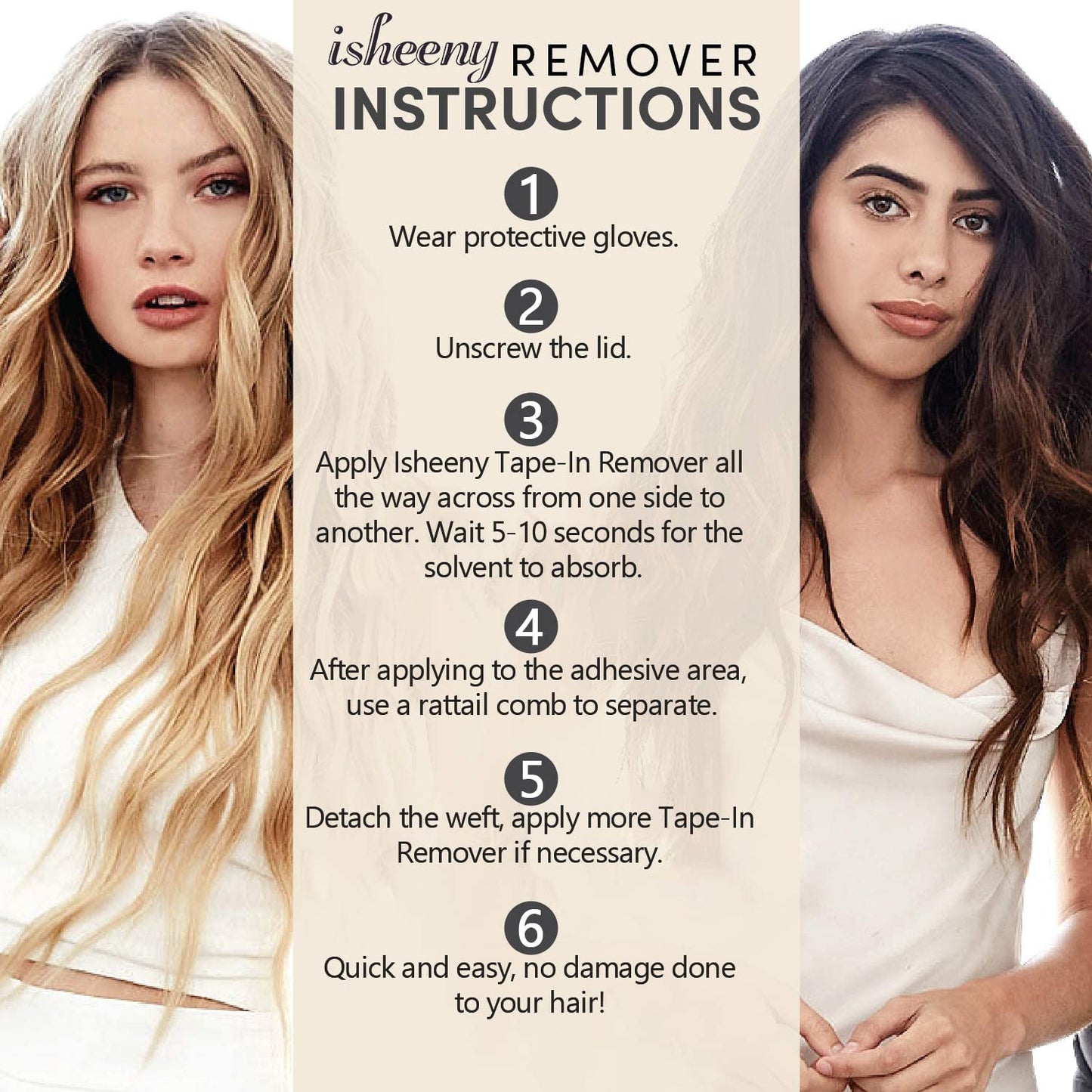 Isheeny Lace Wig Glue Remover Spray Fast Acting Hair Extentions Hair Glue Remover & Tape In Hair Extensions Adhesive Remover, Removes Hair Glue, Wig Tape & Double Sided Extension Tape (118 ml)