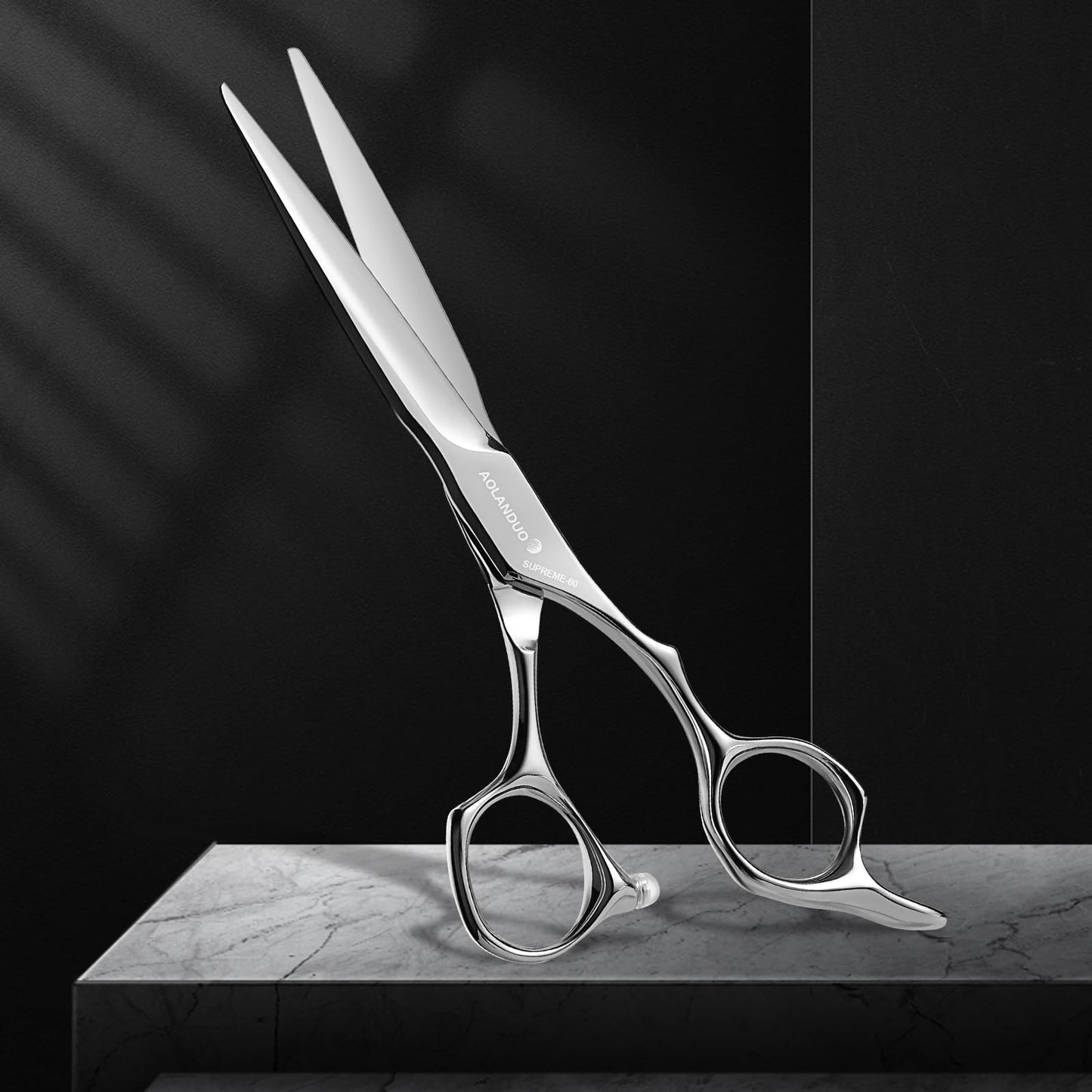 AOLANDUO Hair Cutting Scissor-Extremely Sharp-Offset Design Using Japanese JP440C Stainless Steel Hair Scissor for Barbers & Salon Stylists- Smooth Motion Fine Craftsmanship Barber Scissor (Classic)