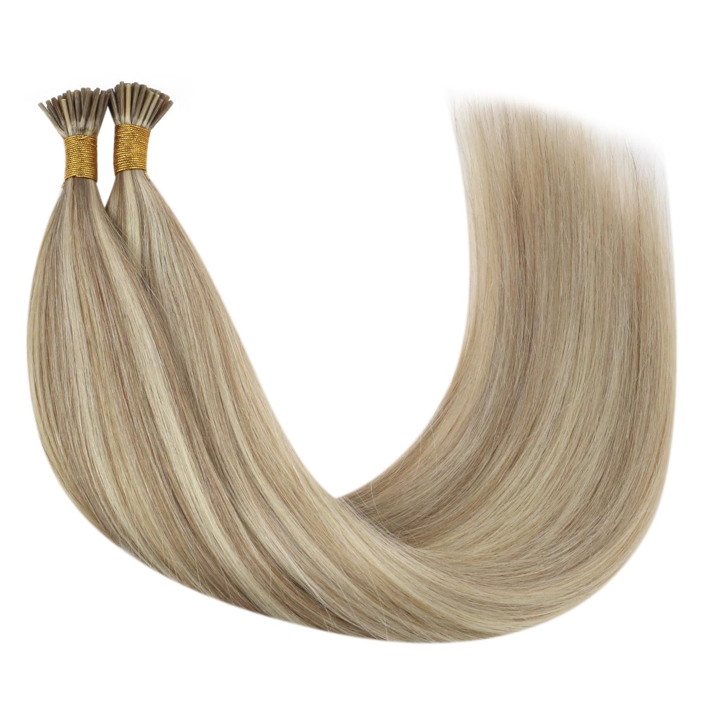 REMY premium Micro Link Hair Extensions Highlight Micro Loop Hair Extensions Real Human Hair Light Brown Highlights Blonde Micro Extensions Real Human Hair Add Hair Volume 18 Inch 50s/50g