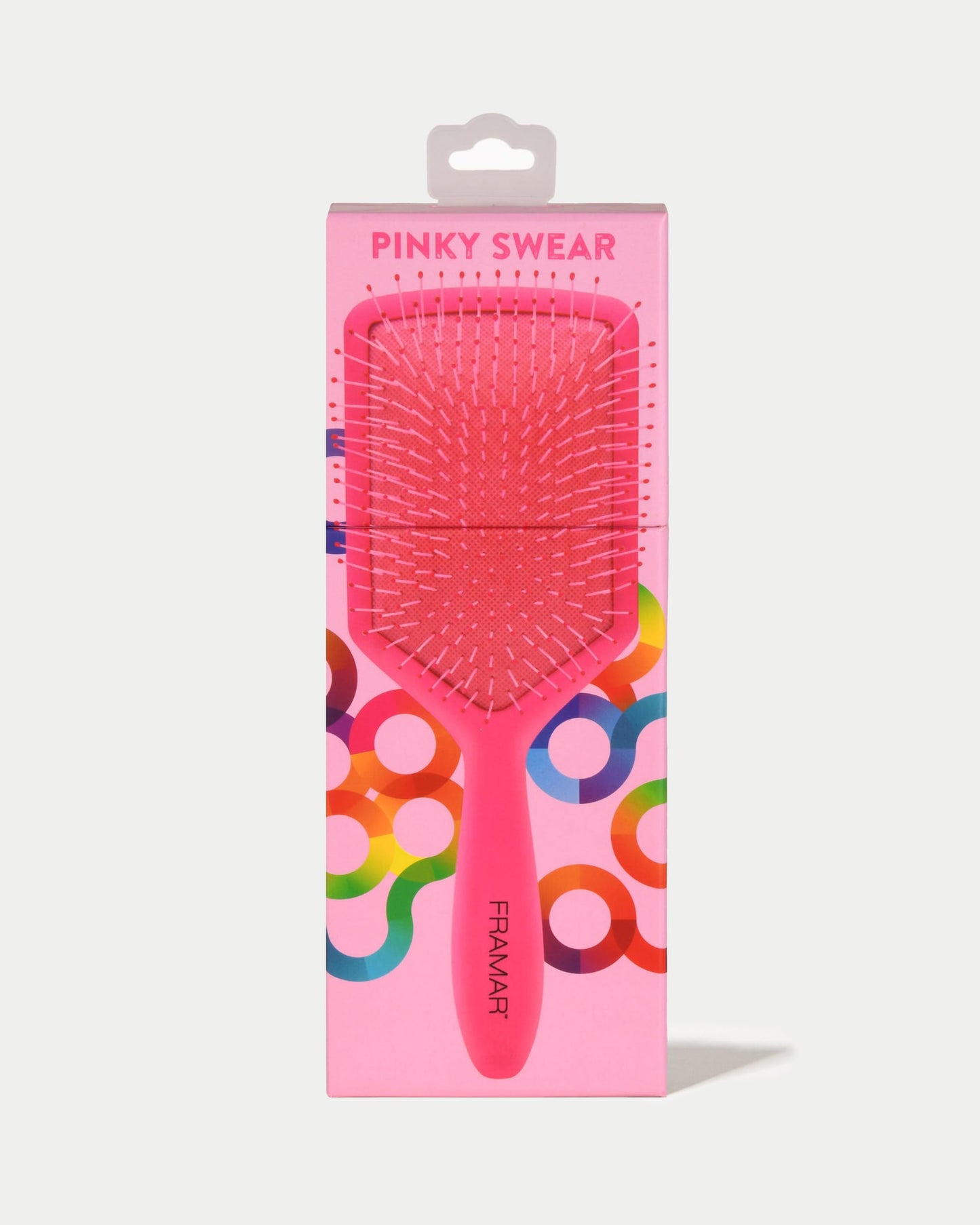 FRAMAR Detangling Hair Brush, Paddle Brush – Elegant Hair Brush For Women, Detangler Brush, Brosse A Cheveux, Curly Hair Brush, Hair Detangler for Women, Men and Children - Cow Print