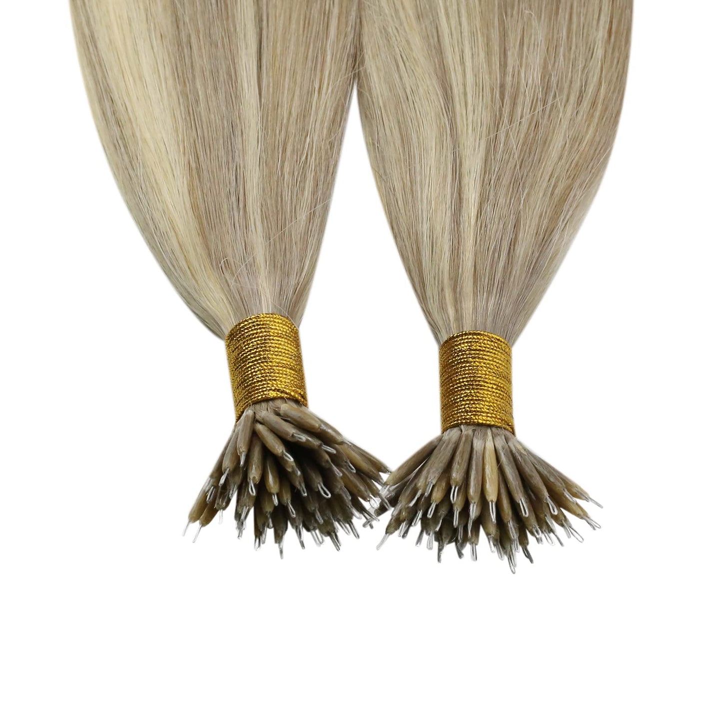 REMY premium Micro Link Hair Extensions Highlight Micro Loop Hair Extensions Real Human Hair Light Brown Highlights Blonde Micro Extensions Real Human Hair Add Hair Volume 18 Inch 50s/50g