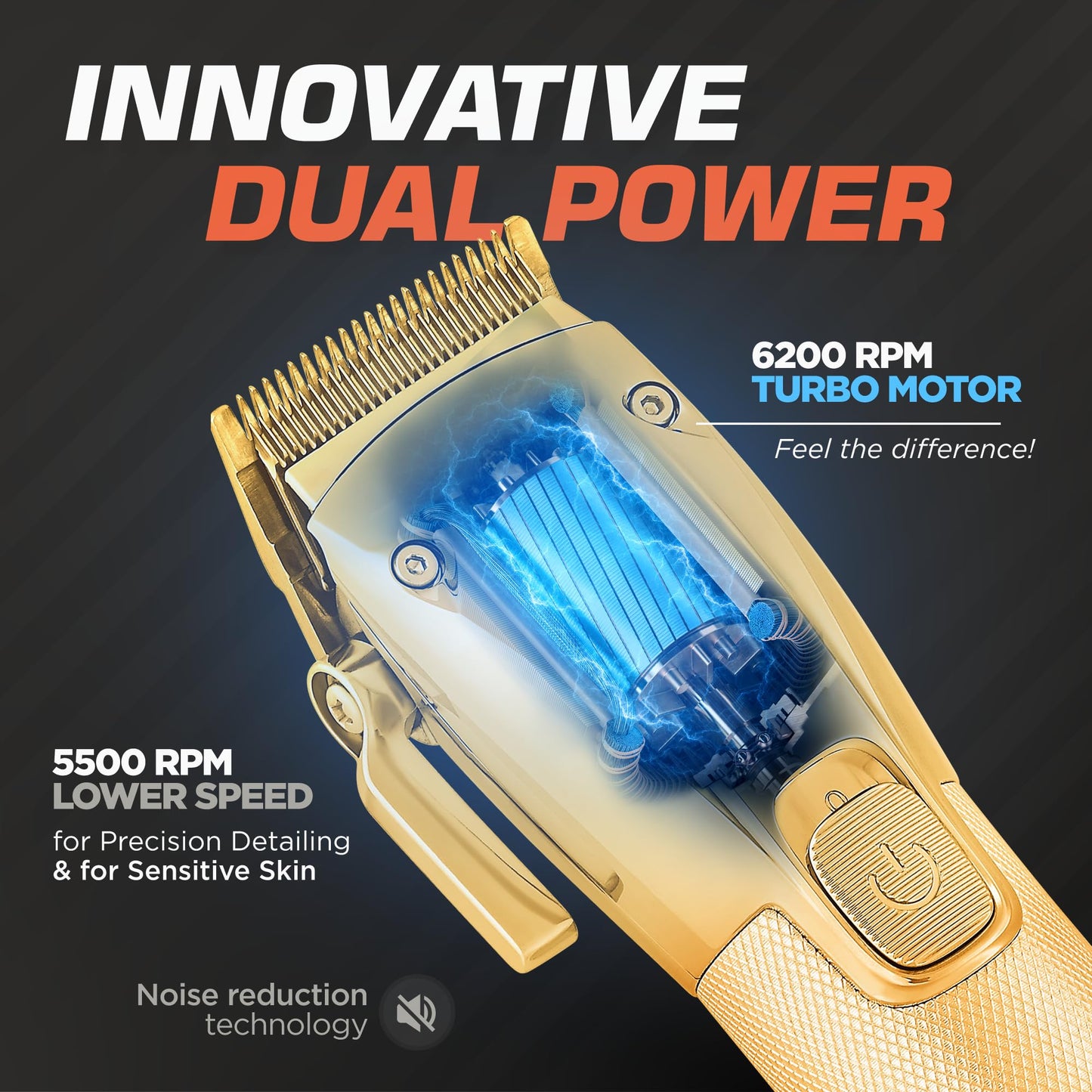 Fagaci Professional Hair Clippers for Barbers with Precise Cutting, Turbo Power Cordless Hair Clippers for Men Professional, Clippers for Hair Cutting, Maquina de Cortar Cabello, Men Hair Clippers Kit