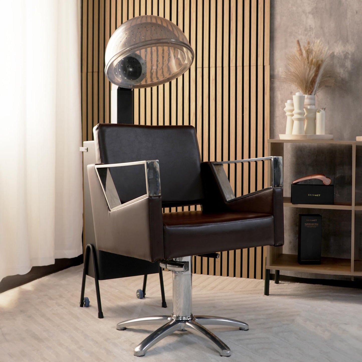 Hooded Conditioning Hair Dryer By Skin Act