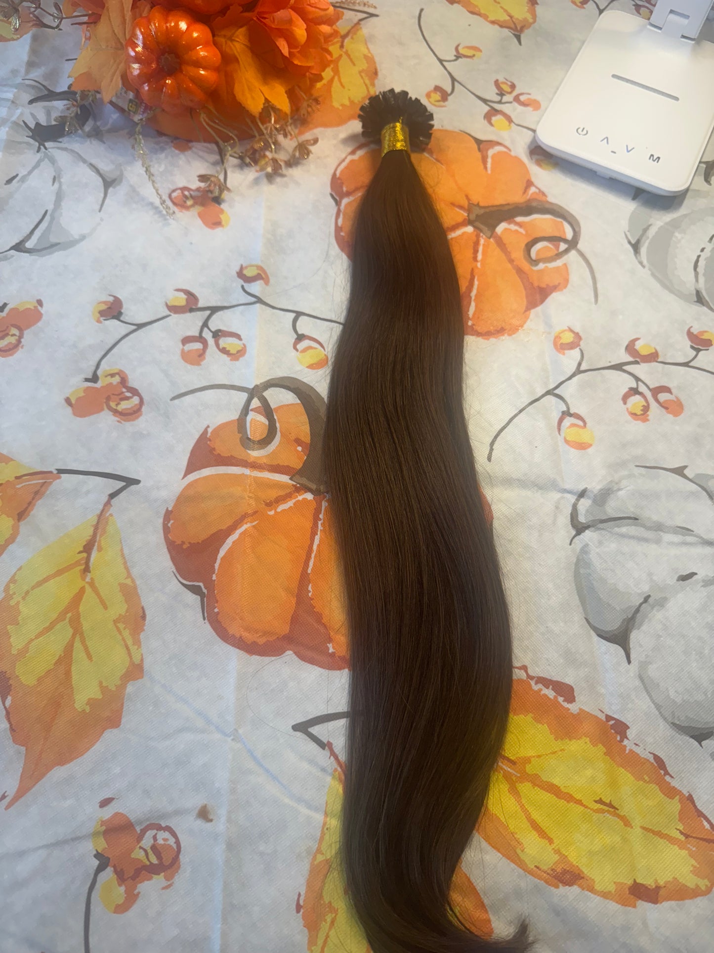 Extensions russe 100% qualité 20’’ brun foncé chesnut.100g kératine