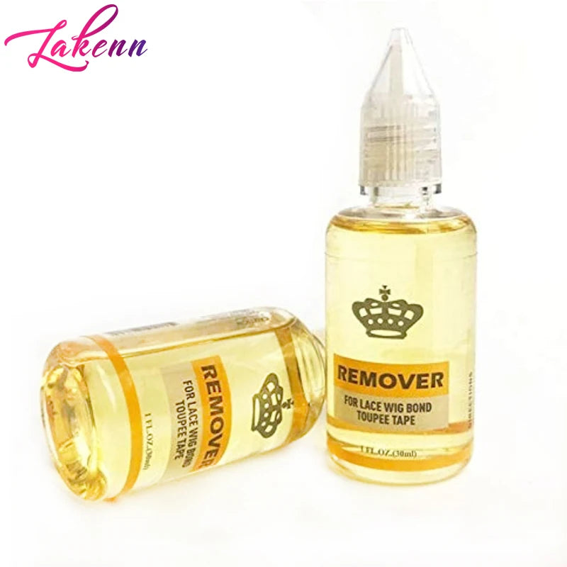 Wig Glue Remover 3 Bottles - 30Ml 1Oz Tape Hair Extension Remover Clear Adhesive Tape Liquid Glue Remover Solvent