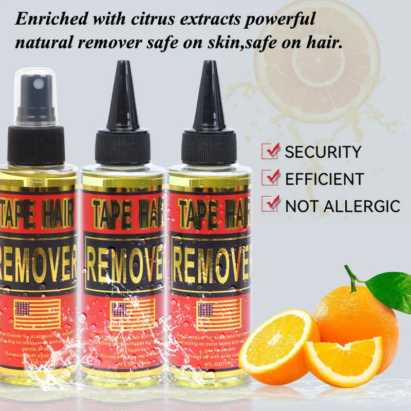 Lace Glue Remover Spray 4oz Fast Acting Bond Release Spray Residue Removal Solution For Lace Wigs Extensions Hair Systems Tape