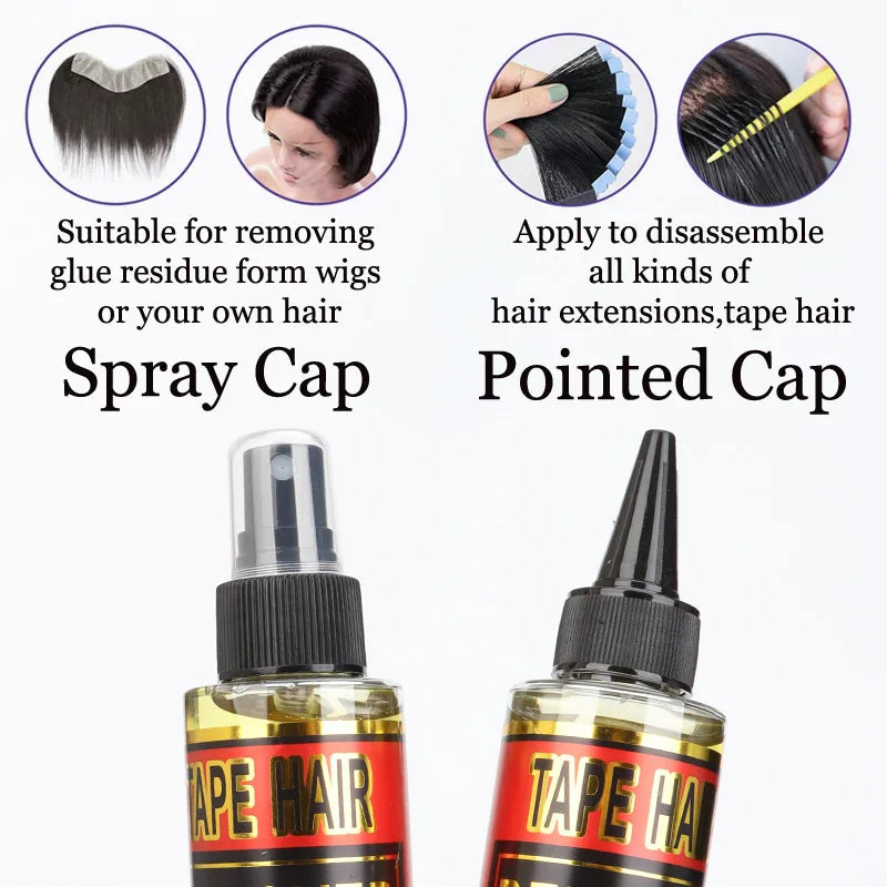 Lace Glue Remover Spray 4oz Fast Acting Bond Release Spray Residue Removal Solution For Lace Wigs Extensions Hair Systems Tape