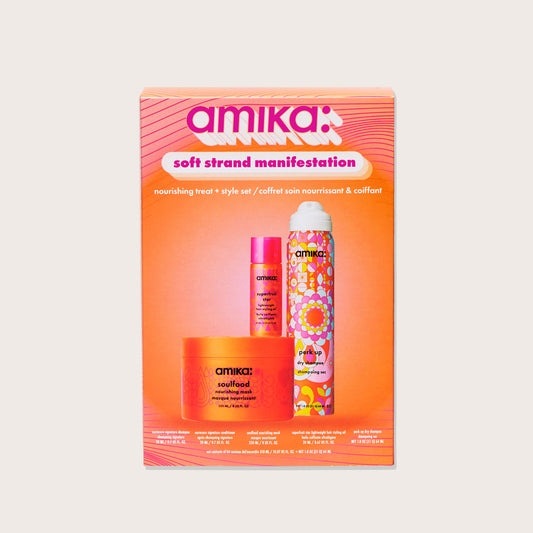 AMIKA - Promo des fêtes Coffret Soin Nourrissant et Coiffant Soft Strand Manifestation - Canada